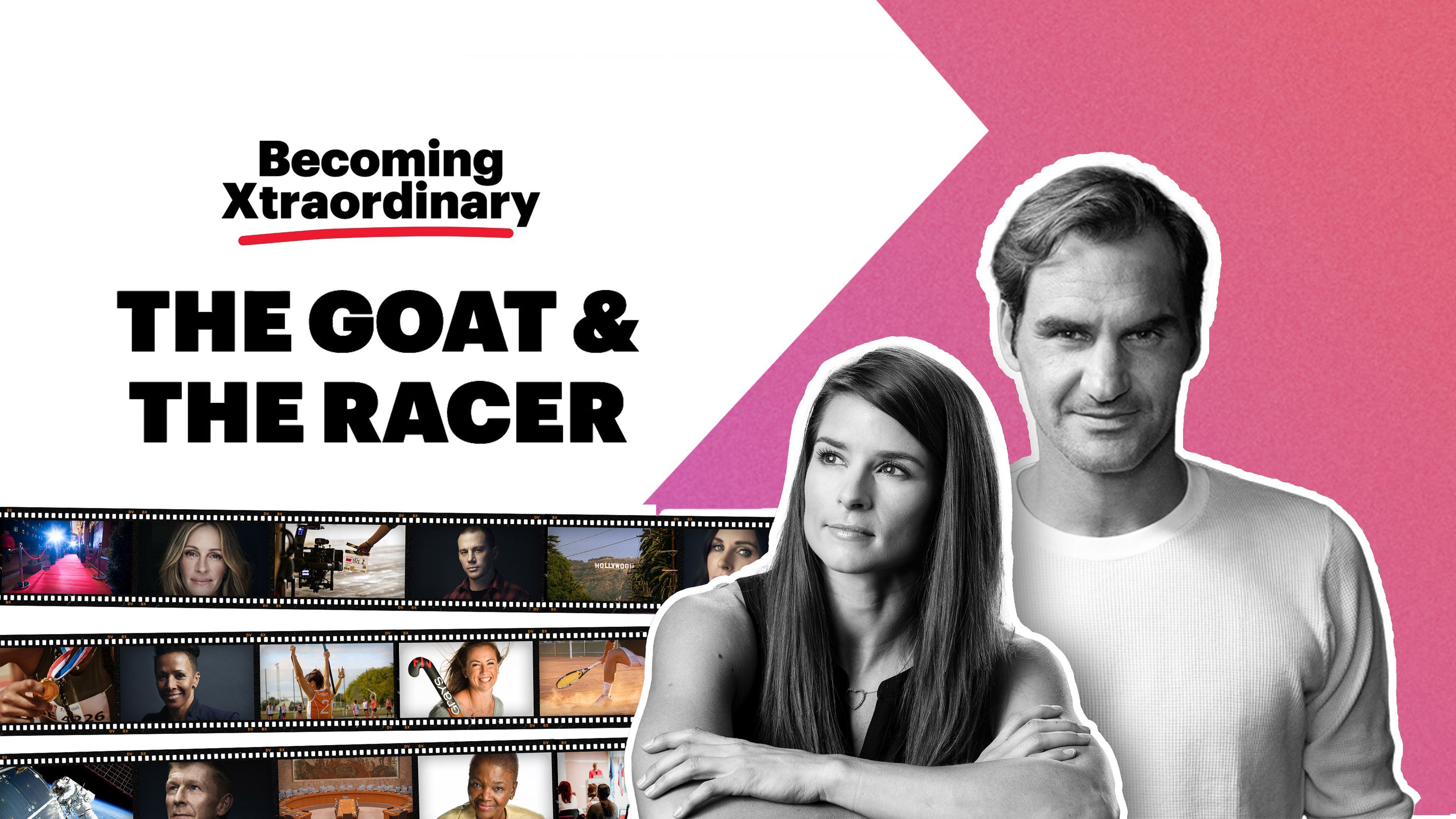 The G.O.A.T (Roger Federer) and The Racer (Danica Patrick)