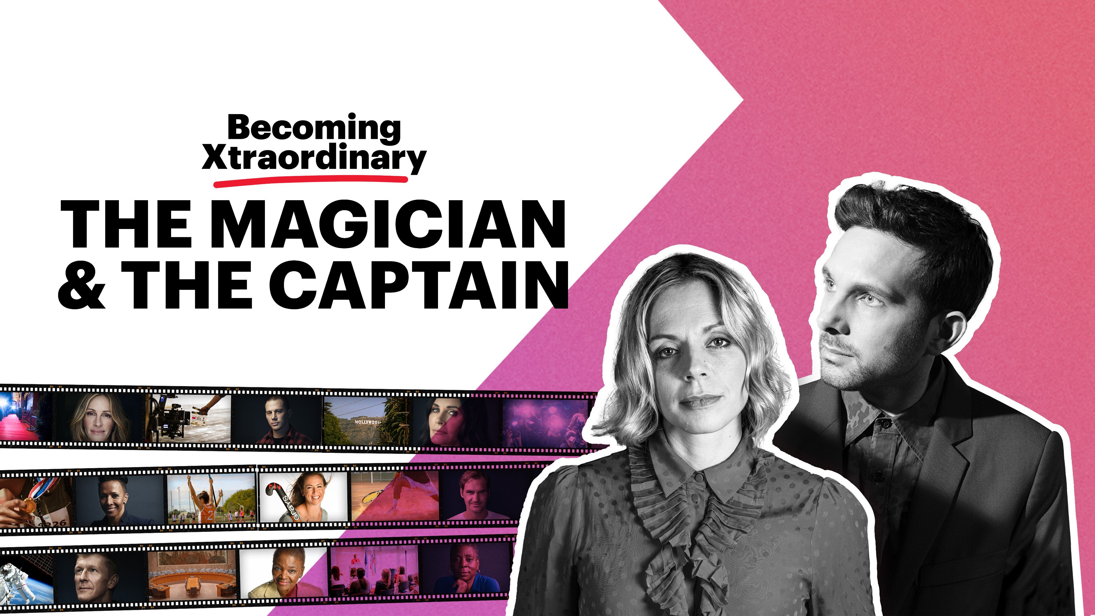 The Magician (Steven Frayne) and The Captain (Kate Richardson-Walsh)